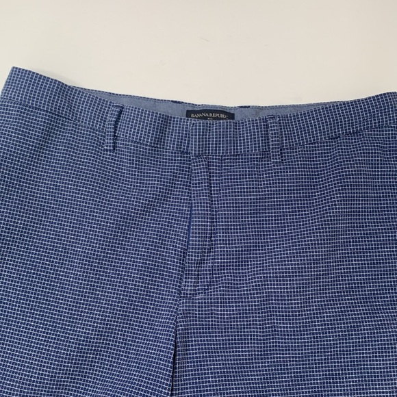 Banana Republic Aiden Clubs short Mens 36 Navy Blue BNC9 - Picture 2 of 4